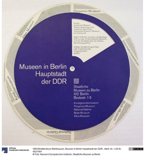 Museum Europäischer Kulturen, Staatliche Museen zu Berlin / Fotograf unbekannt [CC BY-NC-SA]