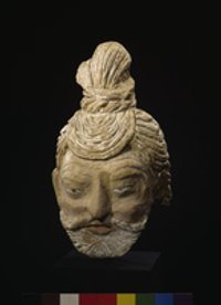 Kopf eines alten Brahmanen