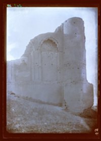 Qasr al-ʿAschiq, Nordwestecke von Norden (Qasr al-ʿAshiq, northwest corner)