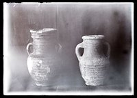 Keramik: zwei Krüge (Monochrome glaze pottery)