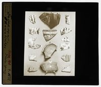 Keramik, Fragmente von chinesischem Steinzeug (Ceramics, fragments of Chinese stoneware)